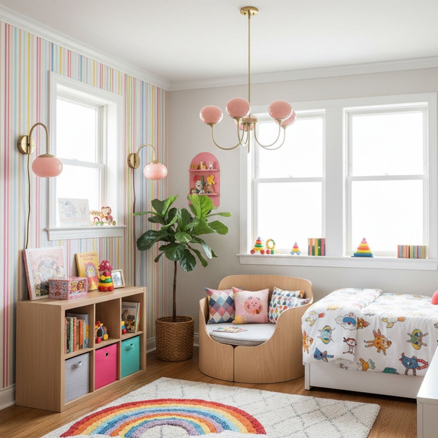 Soft Glass Plug-In Wall Accent Light