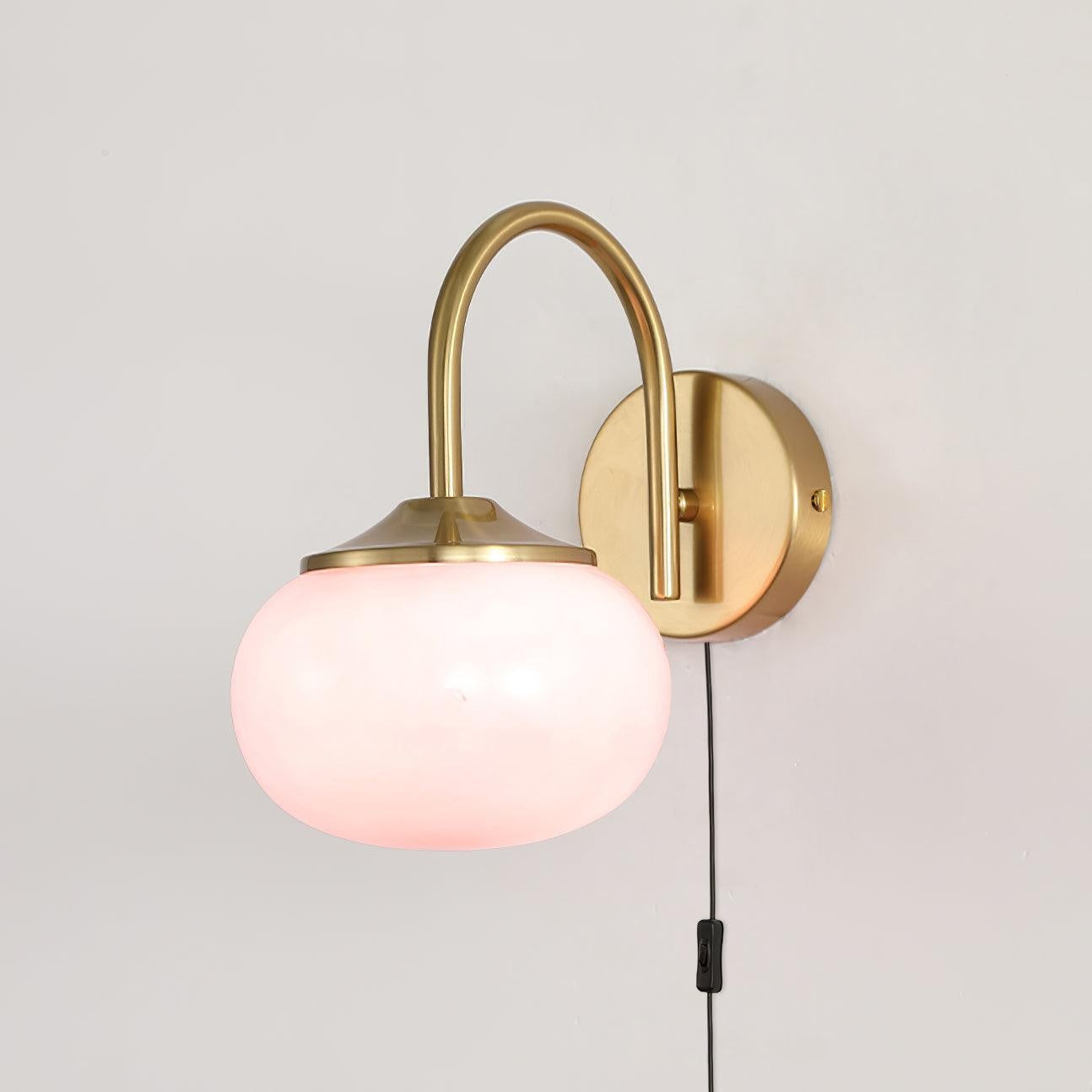 Soft Glass Plug-In Wall Accent Light
