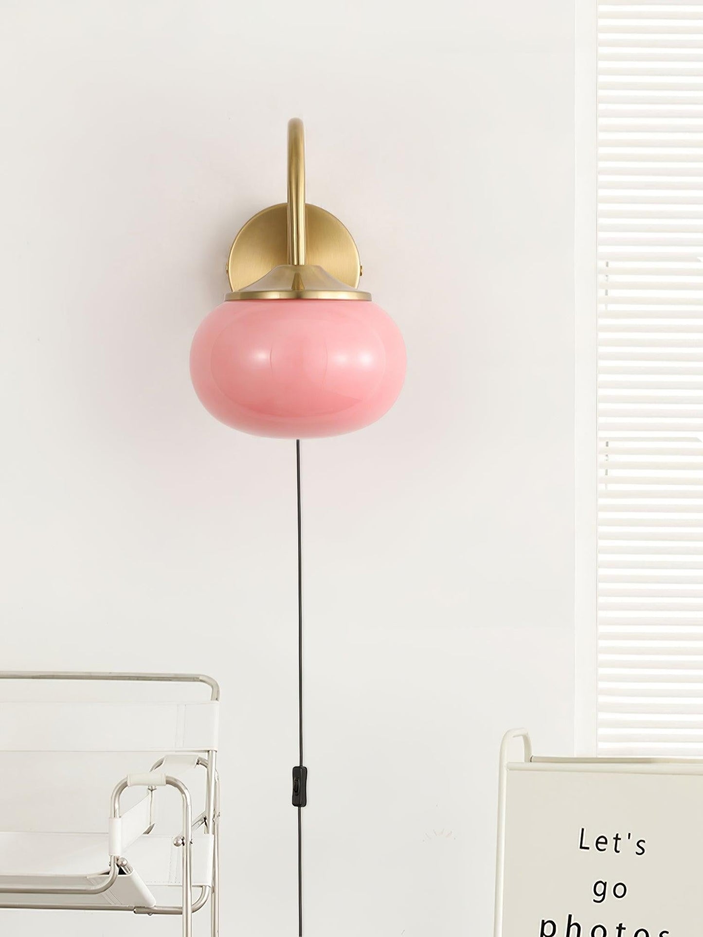 Soft Glass Plug-In Wall Accent Light