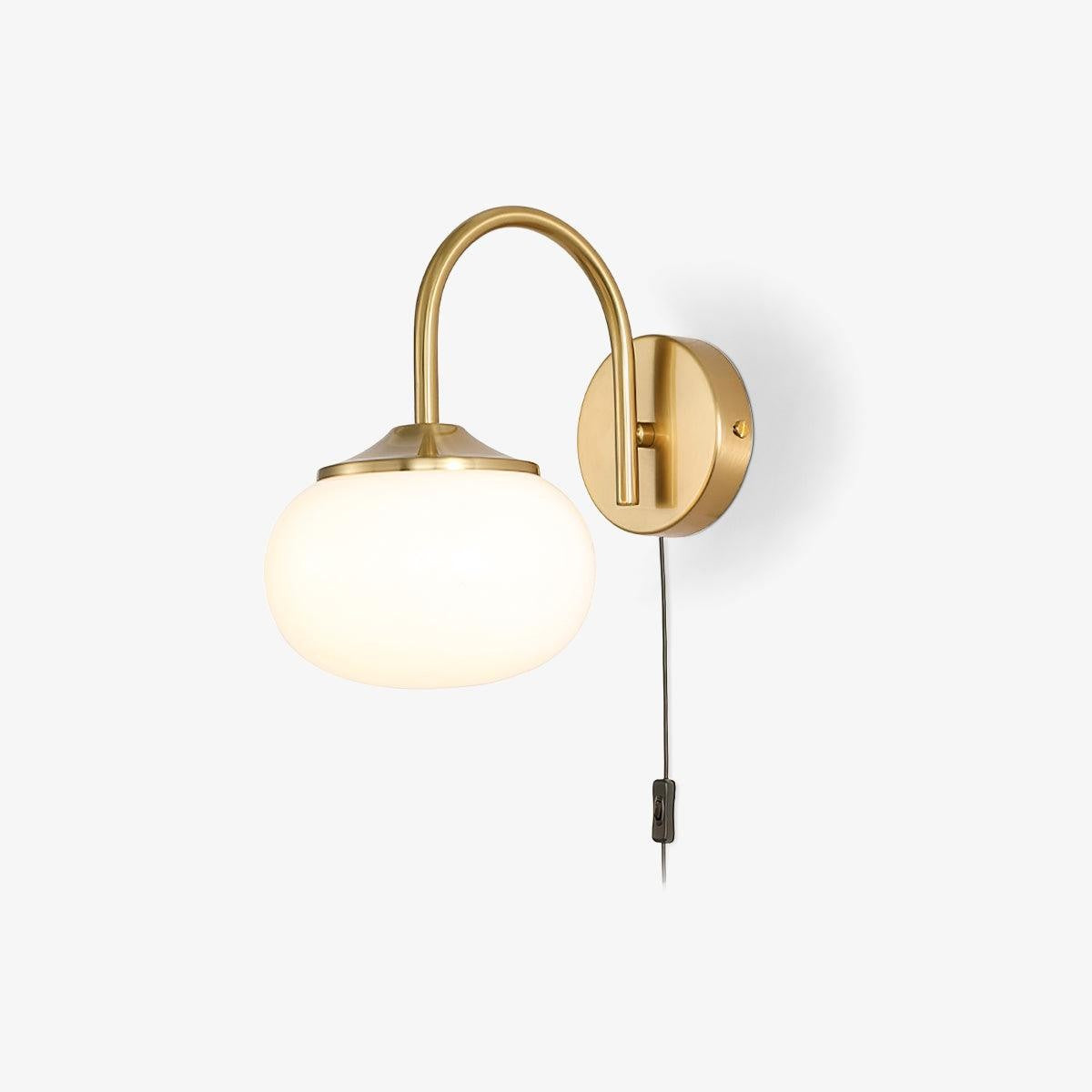 Soft Glass Plug-In Wall Accent Light