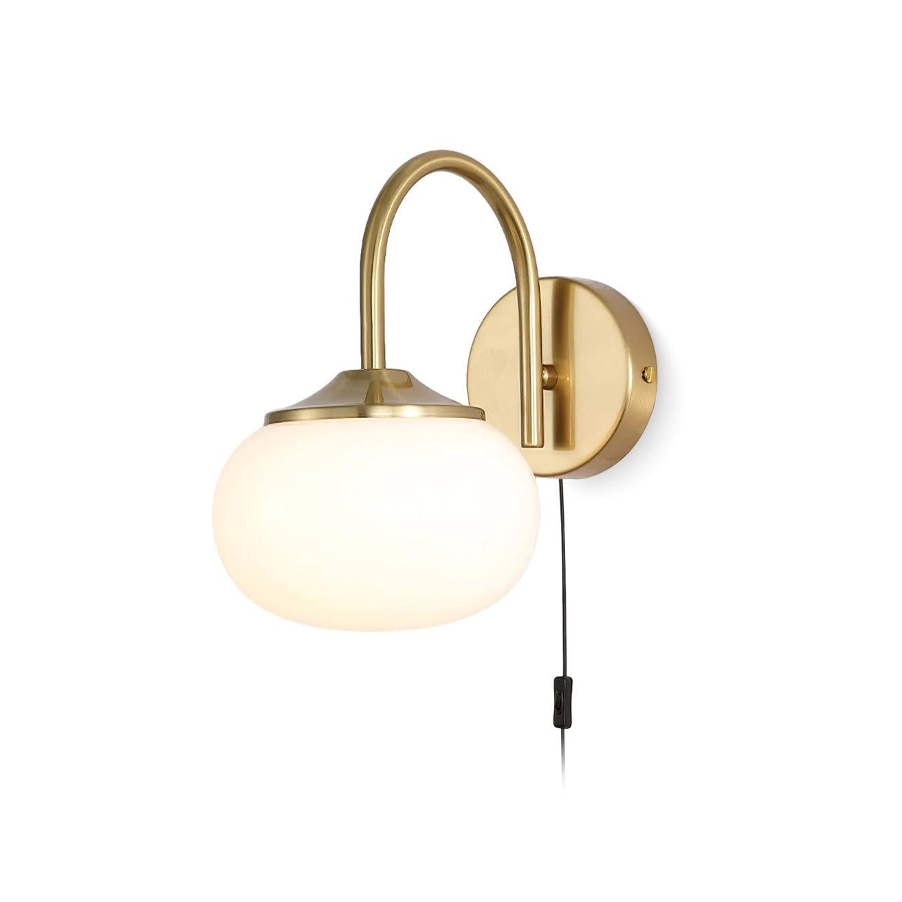 Soft Glass Plug-In Wall Accent Light