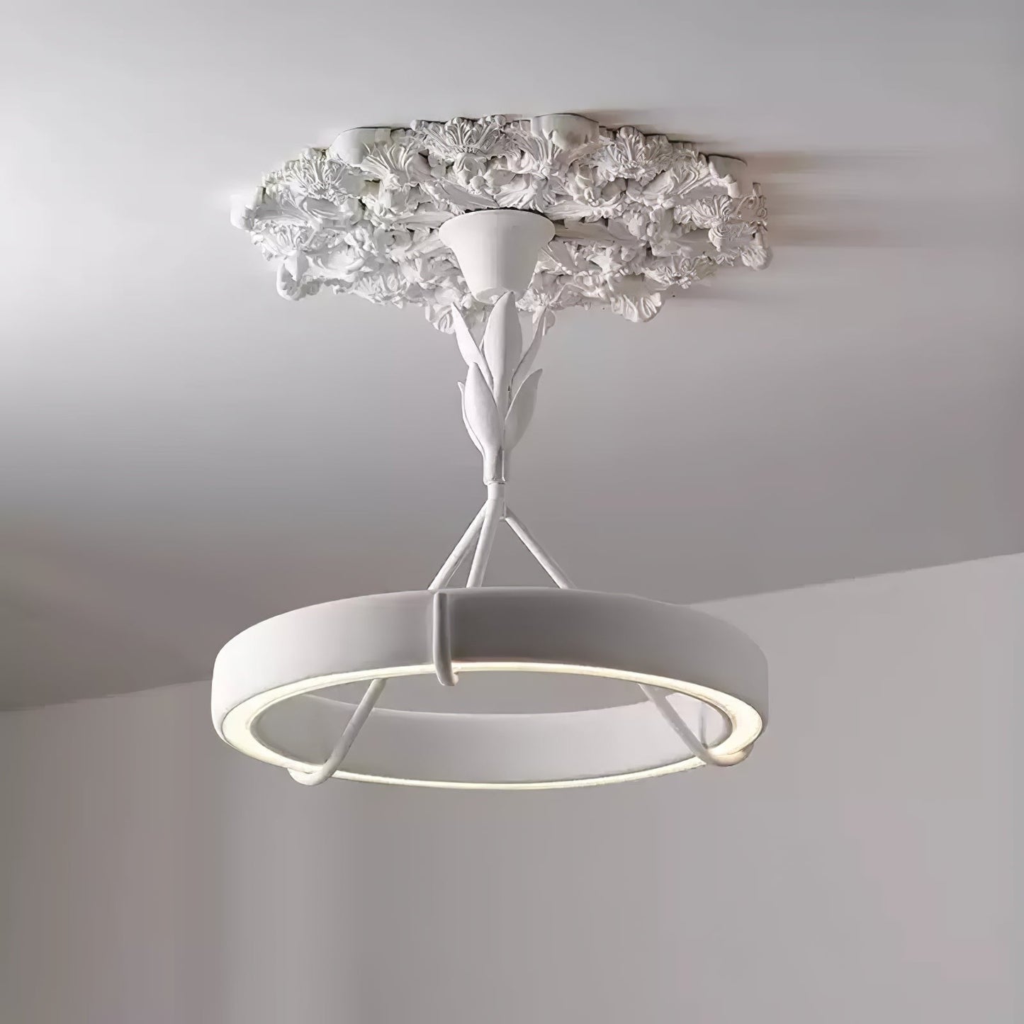Tinsley Sculpted Plaster Chandelier