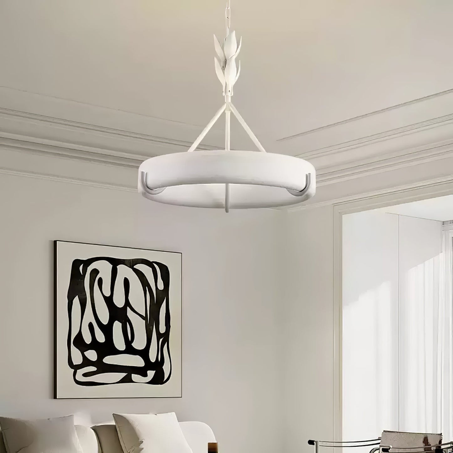 Tinsley Sculpted Plaster Chandelier