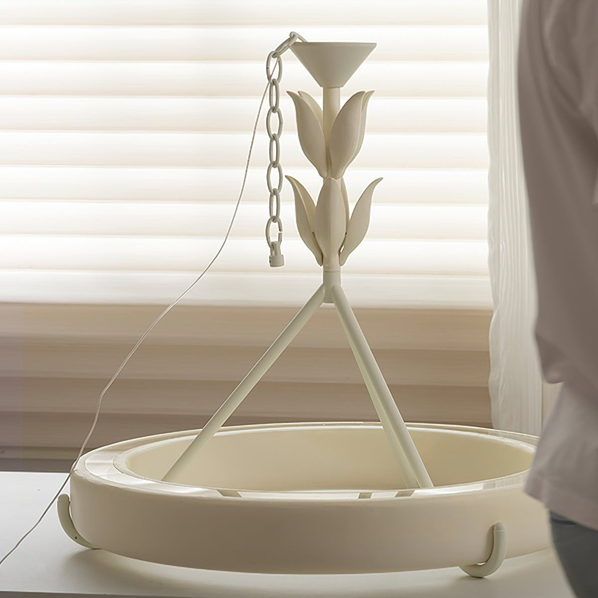 Tinsley Sculpted Plaster Chandelier