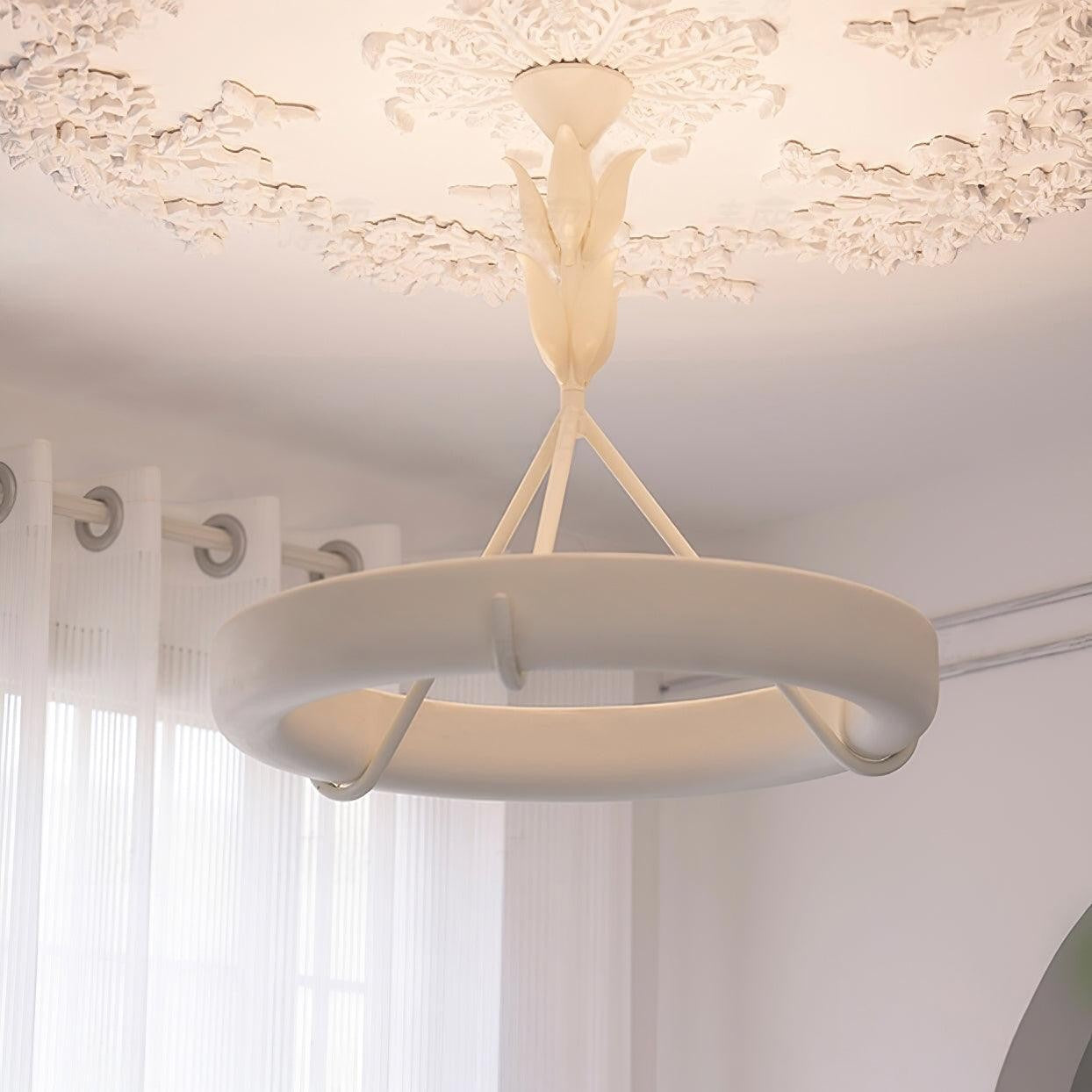 Tinsley Sculpted Plaster Chandelier