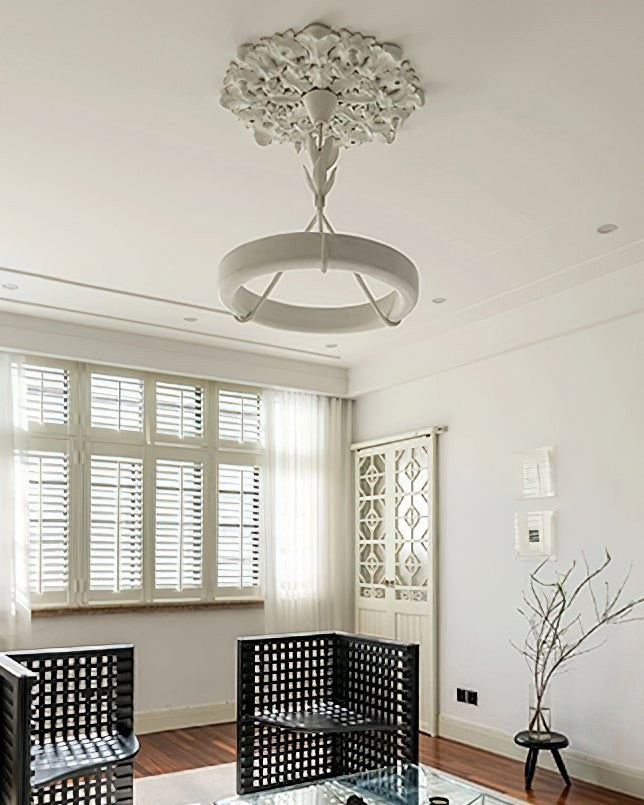 Tinsley Sculpted Plaster Chandelier