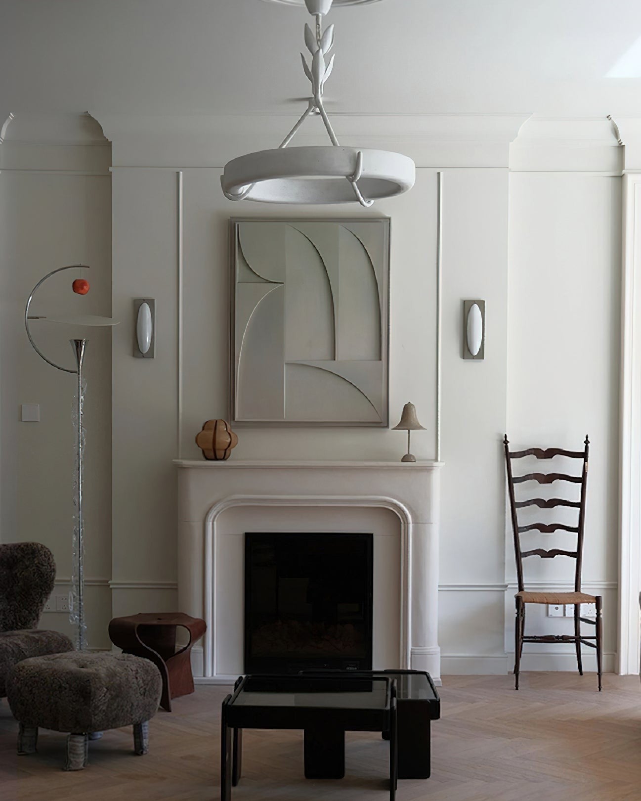 Tinsley Sculpted Plaster Chandelier