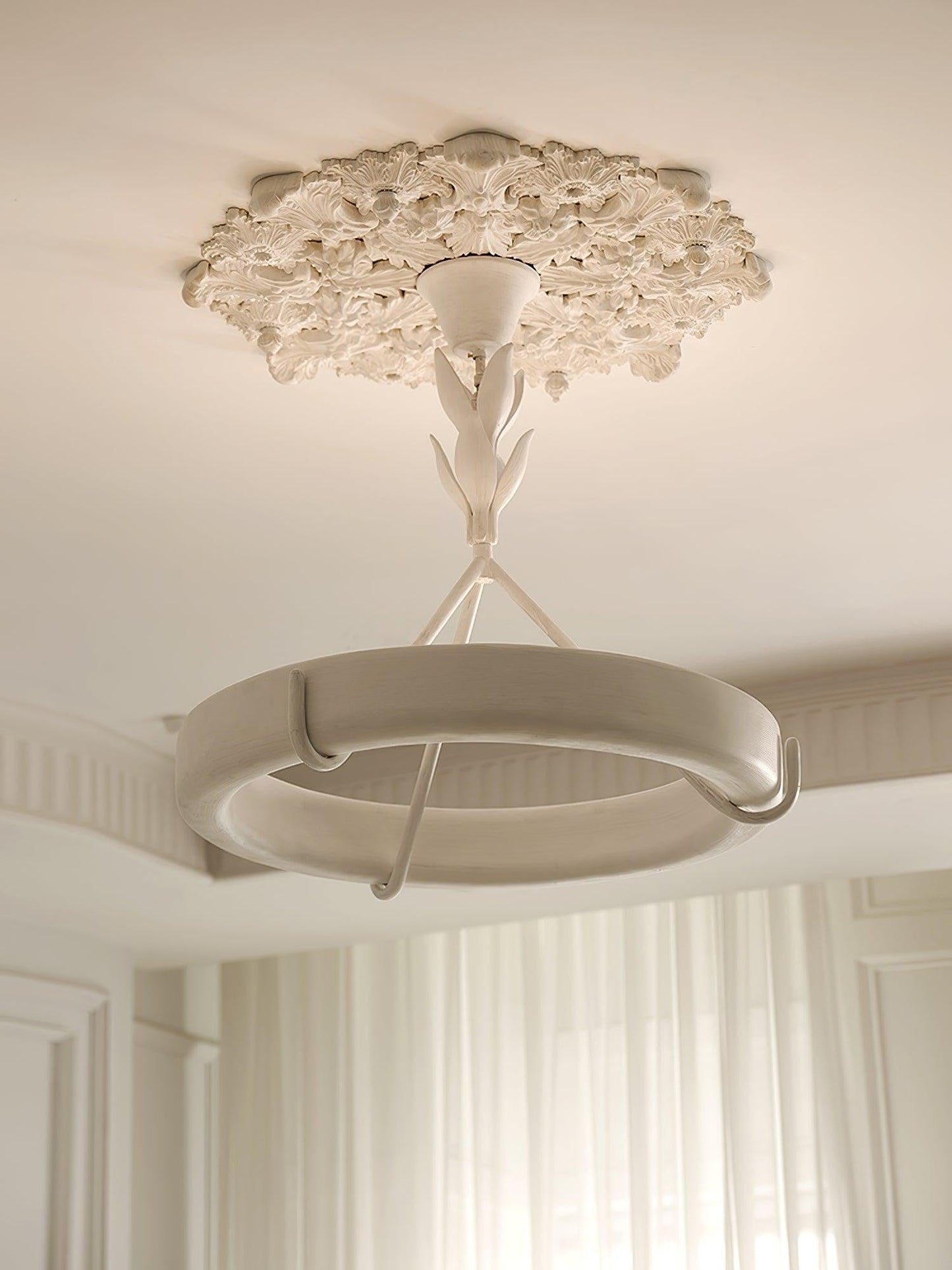 Tinsley Sculpted Plaster Chandelier