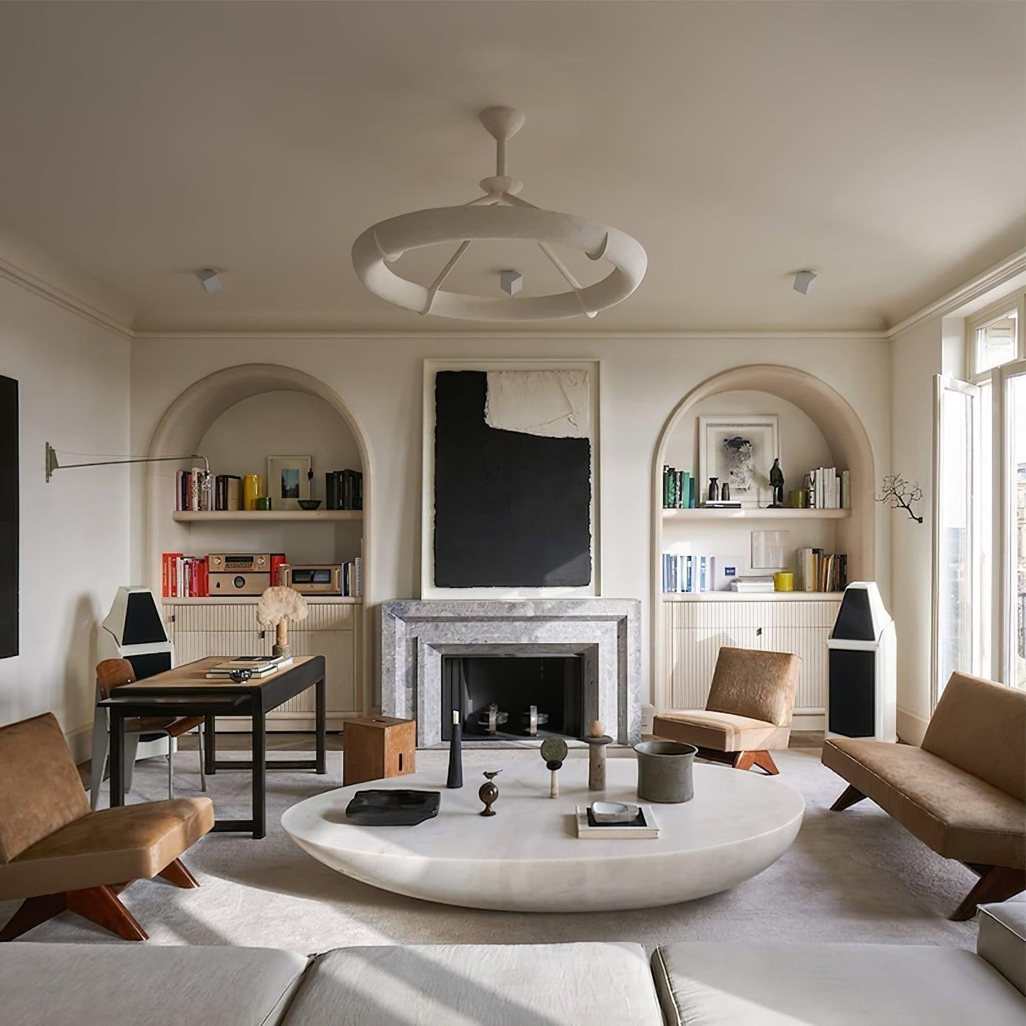 Tinsley Sculpted Plaster Chandelier