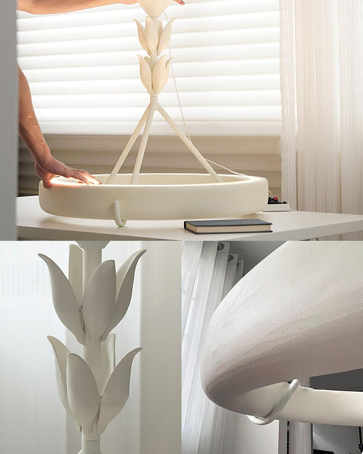 Tinsley Sculpted Plaster Chandelier