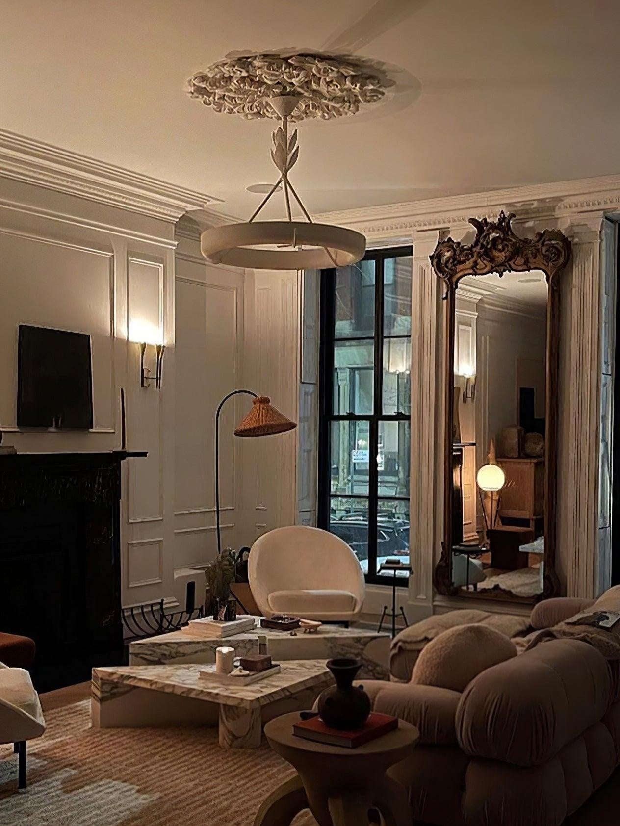 Tinsley Sculpted Plaster Chandelier