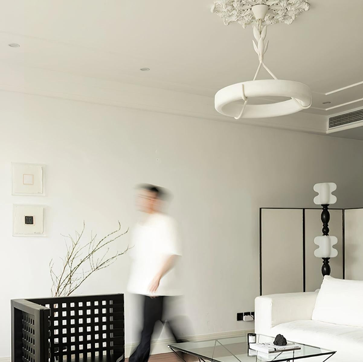 Tinsley Sculpted Plaster Chandelier