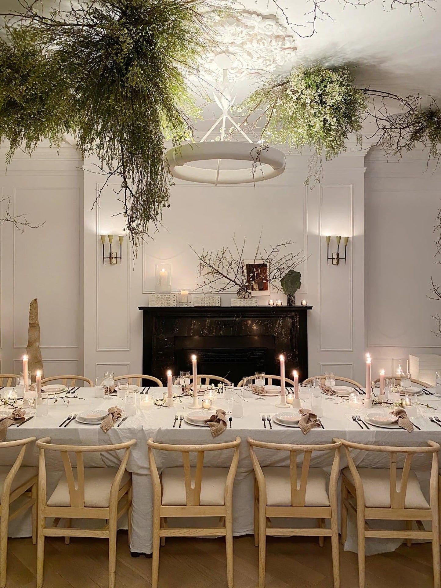 Tinsley Sculpted Plaster Chandelier