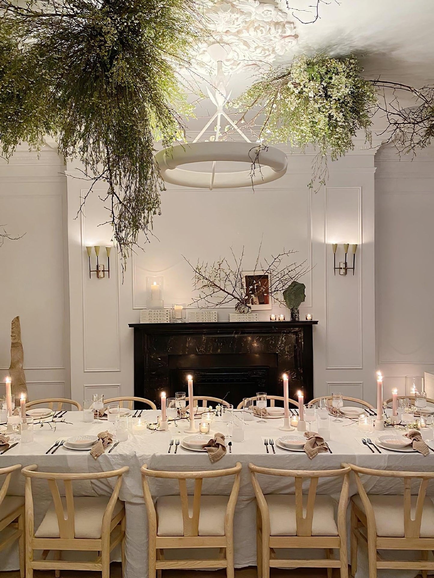 Tinsley Sculpted Plaster Chandelier