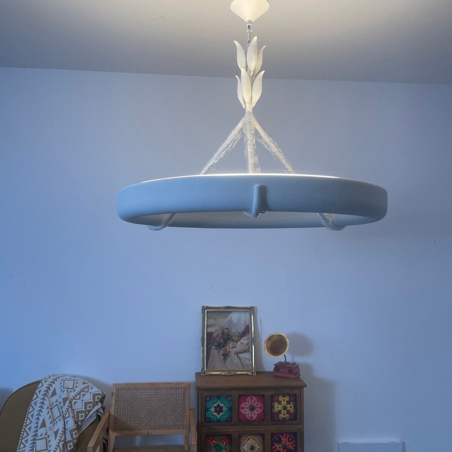 Tinsley Sculpted Plaster Chandelier