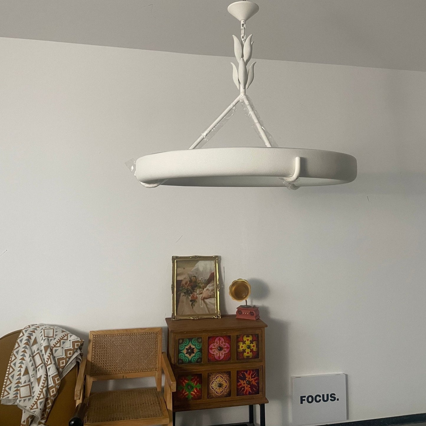 Tinsley Sculpted Plaster Chandelier