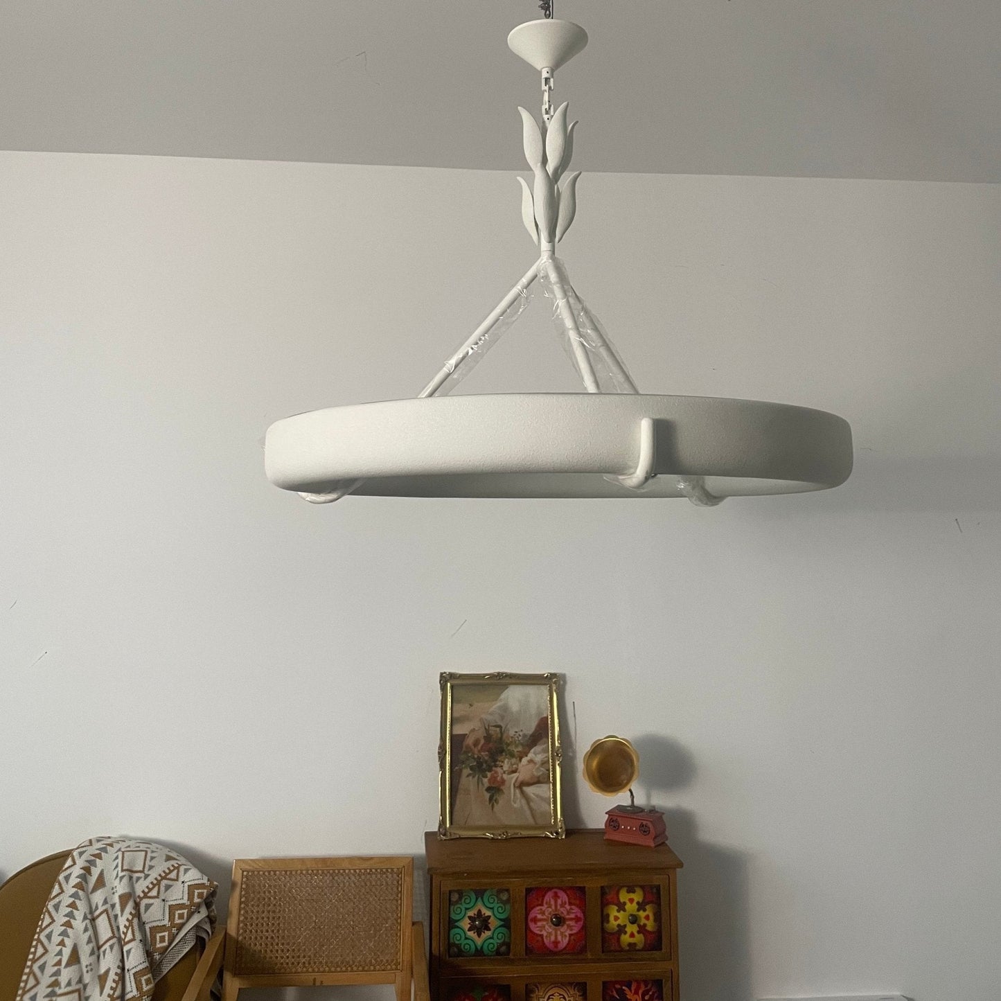 Tinsley Sculpted Plaster Chandelier