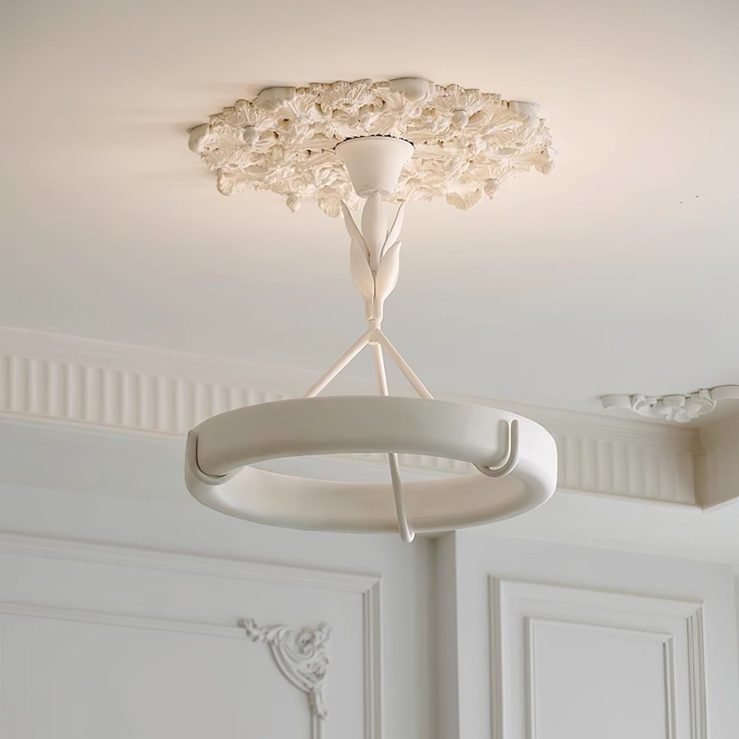 Tinsley Sculpted Plaster Chandelier