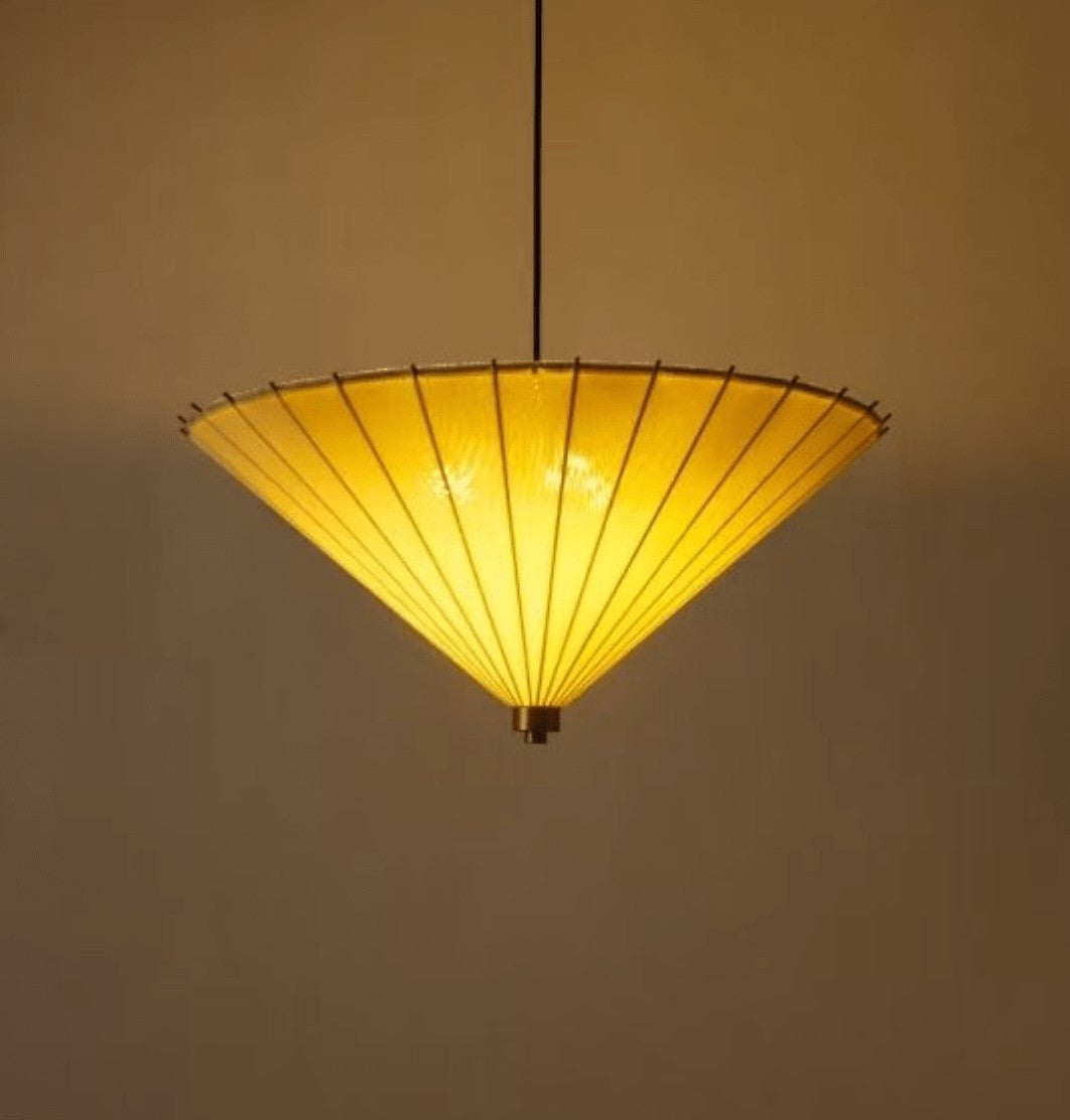 Umbrella Fabric Canopy Pendant Light