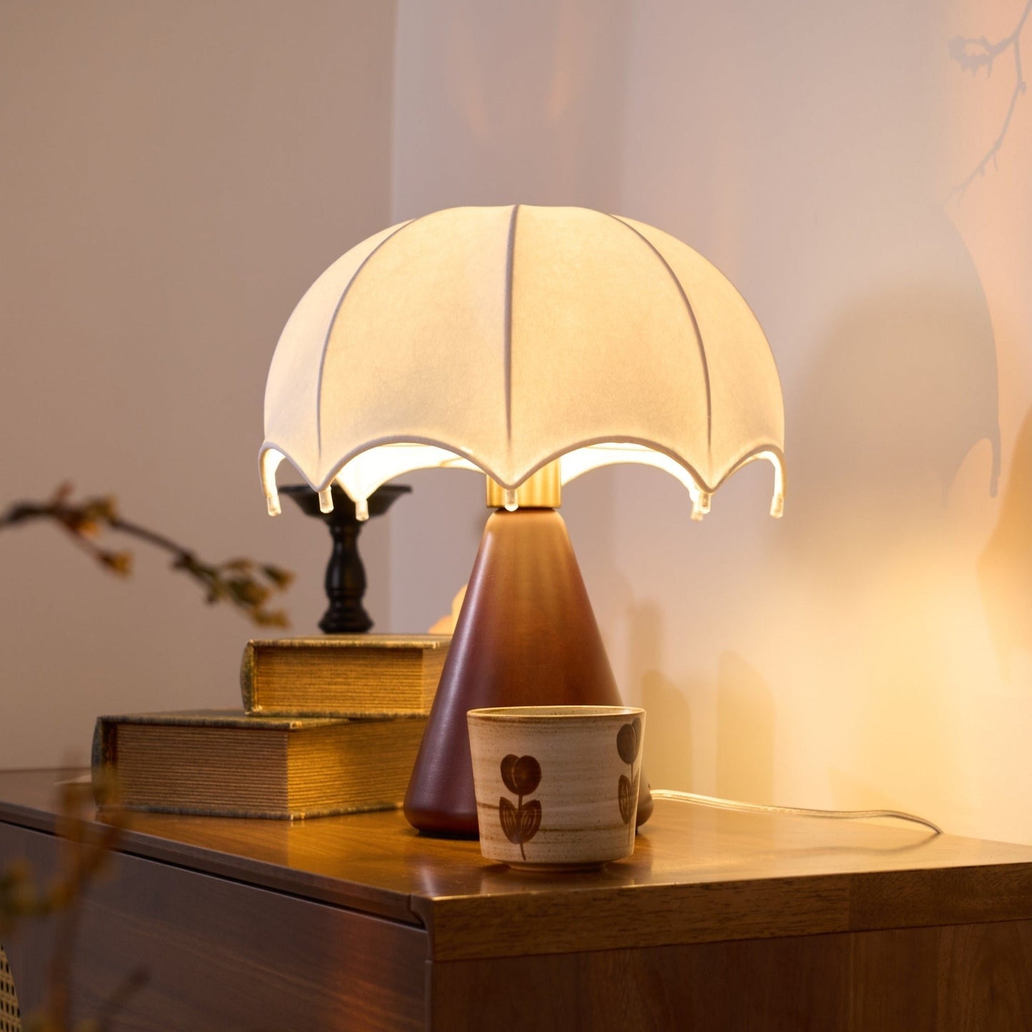 Umbrella Silk Rechargeable Table Lamp