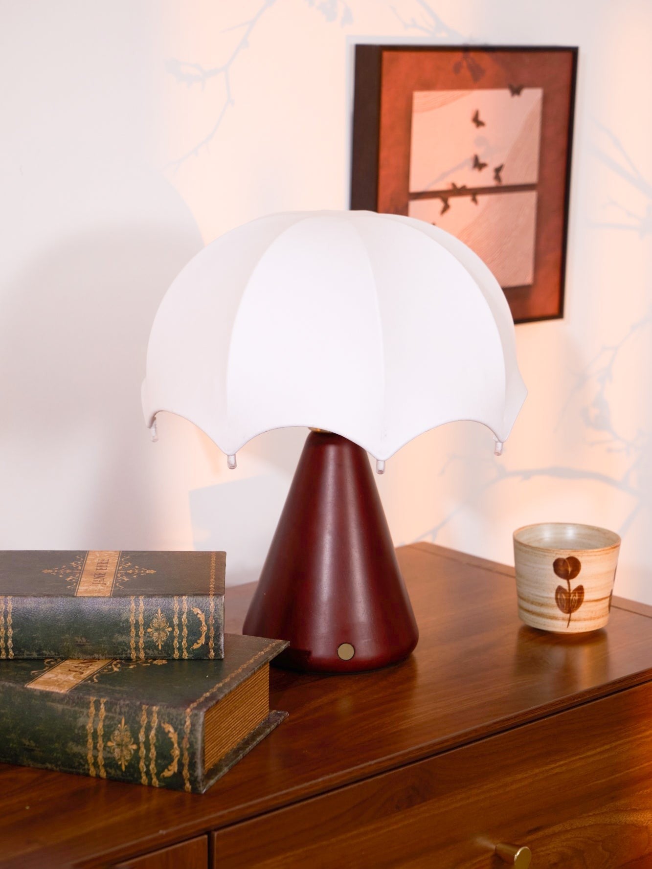 Umbrella Silk Rechargeable Table Lamp