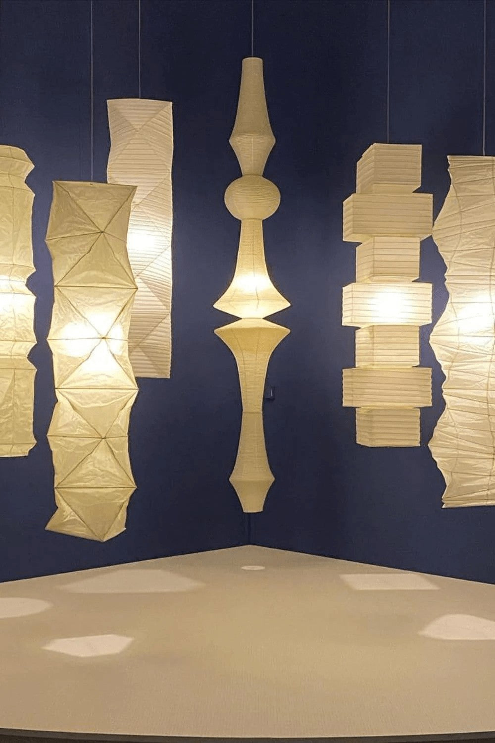 Washi Paper Sphere Pendant Light